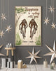 Happiness Is Cycling With You Couple Gifts Customized Canvas QA