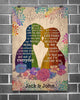 LGBT Couple Gifts For Couple Vertical Customized Canvas QA