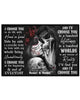 I Choose You Skull Couple Customized Canvas QA