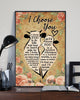 Cow I Choose You Poster Personalized Gift For Her Couple Gift Valentine Gift HN