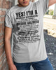 Yes I'm A Spoiled Boyfriend Couple Gifts T-shirt QA