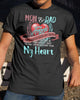 Mom And Dad My Angels They Are Never Gone From My Heart T-Shirt Memorial Gifts