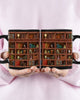 Library Book Shelf Mugs Book Mug Book Coffee Cup Gifts for Book Lovers HN