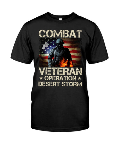 Combat Veteran Classic T-Shirt US Veteran US Army Veteran Gift Shirt