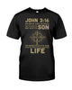 John 3:16 Bible Verse Jesus Classic T-shirt Men's Christian T-shirt Gifts for Christians HN