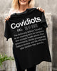 Covidiots Classic T-Shirt The Dictionary Defines Covidiot Shirt Mens Shirt