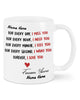For Every Day I Miss Your Couple Gifts Customized Mug QA