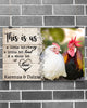 Chicken This Is Us Poster Personalized Gift For Her Couple Gift Valentine Gift HN