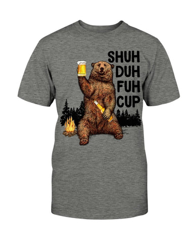 I’m Hiding From Stupid People Shuh Duh Fuh Cup Camping T-Shirt