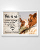 Cow This Is Us Poster Personalized Gift For Her Couple Gift Valentine Gift HN