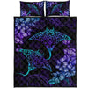 Beautiful Ray Hibiscus Hawaii quilt bedding set