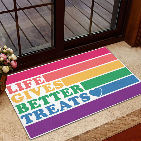 Life Gives Better Treats Doormat