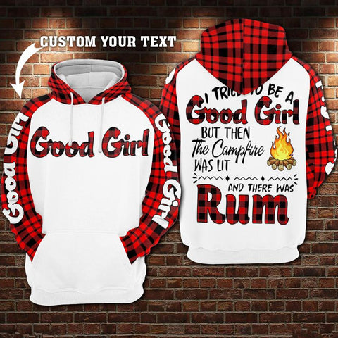 I tried to be a good girl-Rum-Hoodie