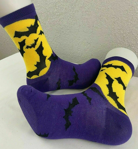 Novelty Halloween Socks Bat Pattern Unique Halloween Gifts
