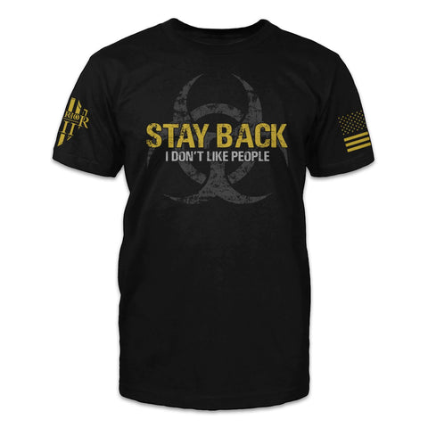 American Patriot Shirt Black Stay Back