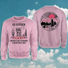 Go Outside Worst Case Scenario A Bear Kills You I Hate People Pink Camping Shirt