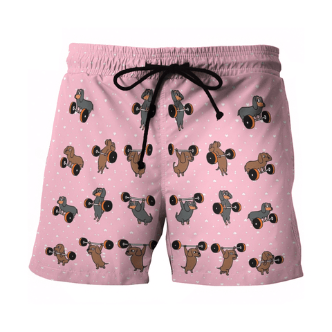 Dachshund Tropical Short DACHSHUND BEACH SHORT 9