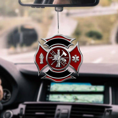 Firefighter Car Hanging Ornament