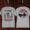 Go Outside Worst Case Scenario A Bear Kills You I Hate People Grey Camping Shirt