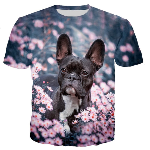 BULLDOG LOVER 3D T_SHIRT