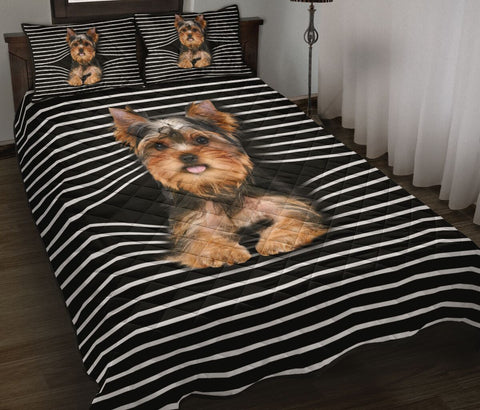 YORKSHIRE TERRIER - QUILT BED SET TT007