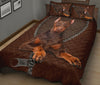DOBERMAN QUILT BED SET, Gift for Doberman Lover Dog Lover