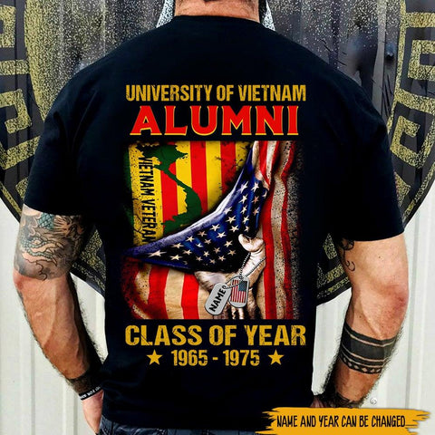 Vietnam Veteran Personalized Shirt University Of Vietnam Vietnam Veteran Gifts HT