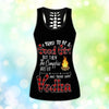 I Tried to be A Good Girl Set Tank Top & Leggings Black