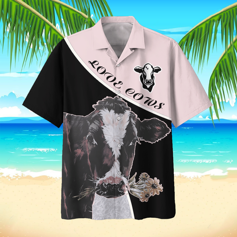 Cow Hawaiian Beach Shirt 10