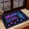 Welcome Hope You Brought Alcohol & Dog Treats Doormat