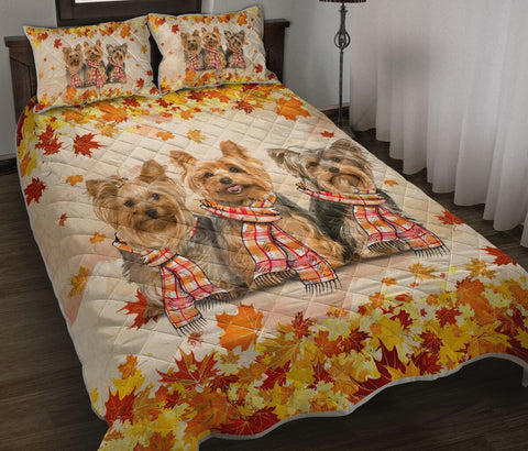 YORKSHIRE TERRIER - QUILT BED SET TT019