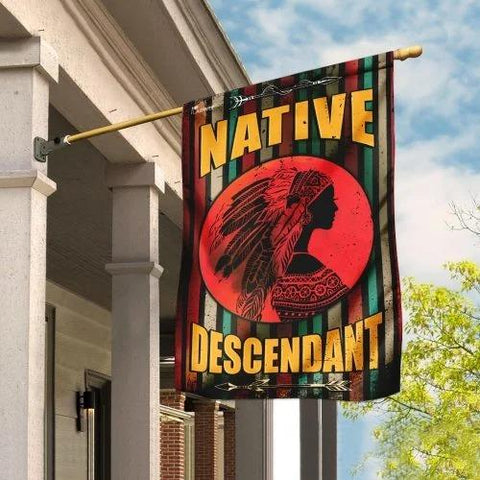 Native Flag Native Descendant Native American Flag