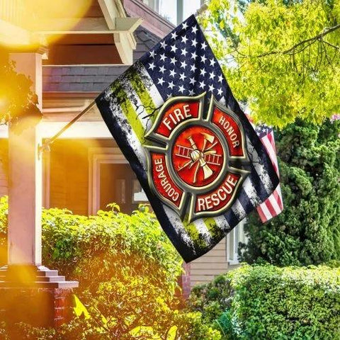 Firefighter American US Flag