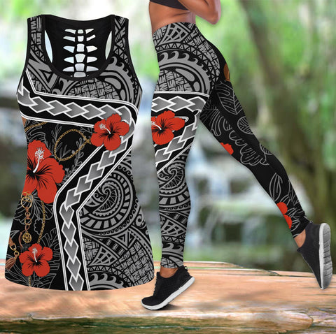 Polynesian Tattoo Legging & Tank top-ML