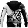 Men Racing Hoodie Black WhiteCustomize Name Motorcycle Racing 3D All Over Printed Unisex Shirts Race On