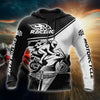 Men Racing Hoodie Black WhiteCustomize Name Motorcycle Racing 3D All Over Printed Unisex Shirts Race On