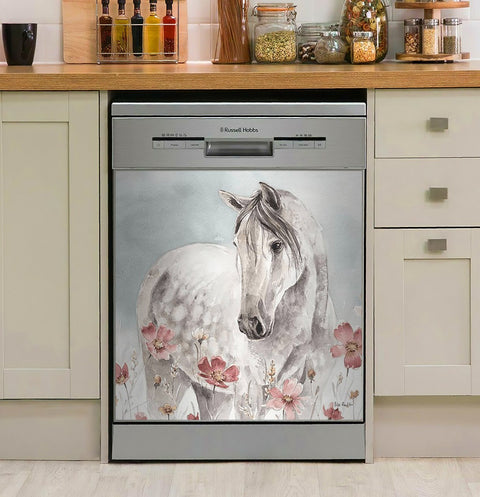 Wild Horses Decor Kitchen Dishwasher Cover