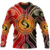 Aboriginal Kangaroo Australia Indigenous Painting Art shirts for men and women