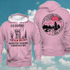 Go Outside Worst Case Scenario A Bear Kills You I Hate People Pink Camping Shirt
