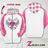 Breast Cancer My Wings Will Have To Wait Hoodie 3D TTM