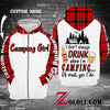 I don't always drink when I'm camping hoodie 3D TTM